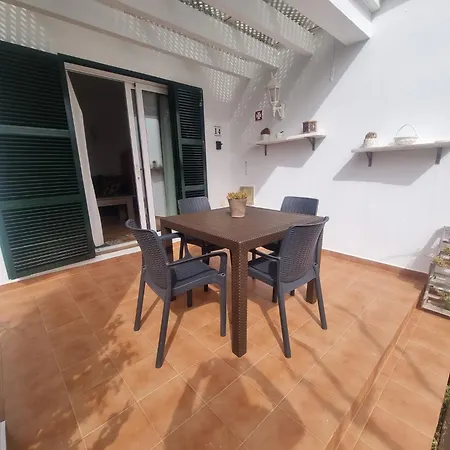 Fantastico Apartamento Con Jardin Privado Y Piscina Para 4 Personas En Cap D'artrutx En Ciutadella De Menorca *